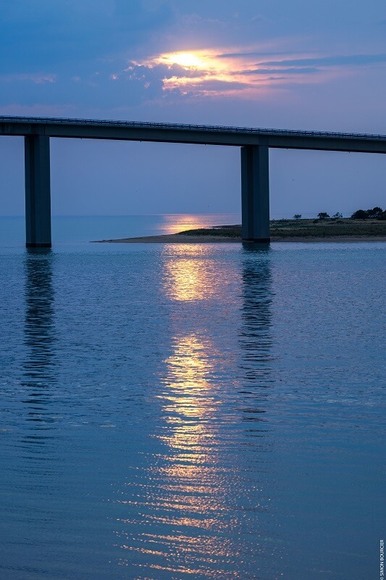 Coucher du soleil sur la côte vendéenne